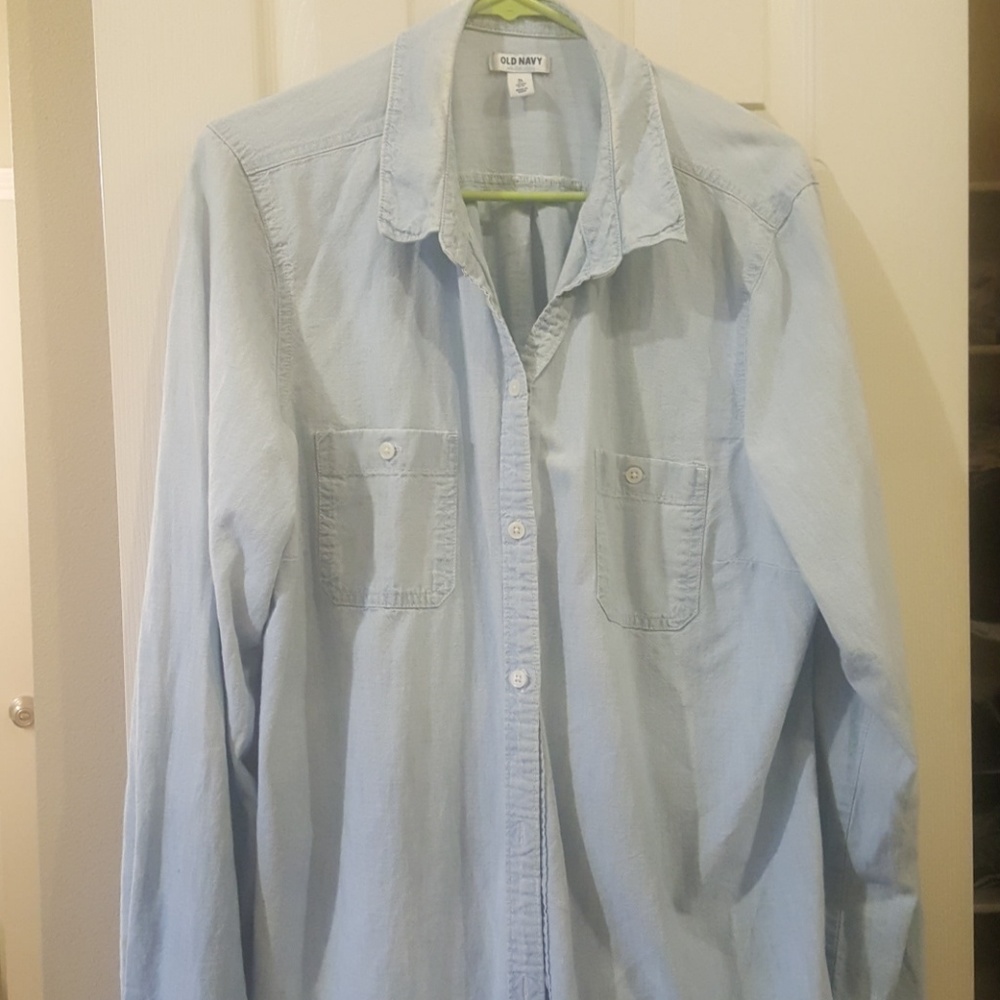 Oversized Denim Tunic